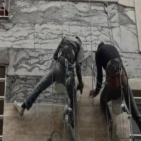پیچ و رولپلاک ،نصب سنگ ، لانه پرندگان، درز انقطاع
