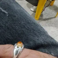 دوعدد انگشتر نقره جفت قدیمی|جواهرات|فومن, |دیوار