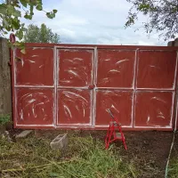 نقاشی ساختمان رنگ آمیزی حلب سقف.نقاشی درب ورودی|خدمات پیشه و مهارت|رشت, فخب|دیوار