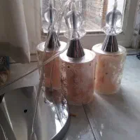 لوستر ۳شاخه حبابدار