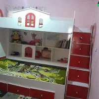 تخت دو طبقه بدون خوشخواب