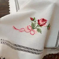 رانر  گلدوزی ژوردوزی شماره دورزی|پرده، رانر، رومیزی|تبریز, |دیوار