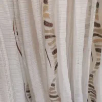 پرده حریر سالم همراه زیر پرده|پرده، رانر، رومیزی|مشهد, حجاب (شهرک غرب)|دیوار