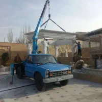 نیسان جرثقیل دکل بلند همراه با سبد