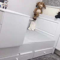 تخت نوزاد و نوجوان سایز۱۰۰/۱۸۰|تخت و سرویس خواب|مشهد, کوه سنگی|دیوار
