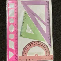 ست 4 تکه نقاله گونیا خط کش