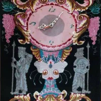 ساعت دیواری فرش