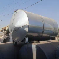 تانکر آب گالوانیزه مخزن گازوئیل منبع فلزی