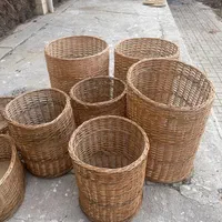 فروش انواع سبد بچه و استوانه حصیری با قیمت ارزان|عمده‌فروشی|همدان, |دیوار