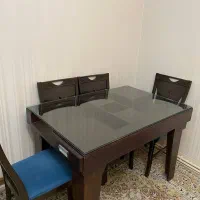 میز نهاخوری تمام چوب|میز و صندلی غذاخوری|فردیس, داوری|دیوار