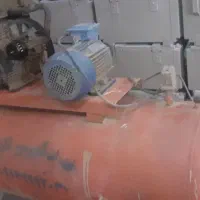 پمپ باد ۵۰۰ لیتری با مخزن ۷۵۰ لیتری با تابلو برق