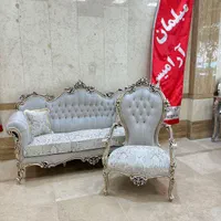 مبل استیل نقره ای وغذاخوری|مبلمان خانگی و میز عسلی|تهران, نیروی هوایی (پیروزی)|دیوار