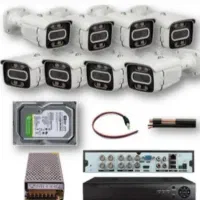 پک دوربین مداربسته۸عددی۵مگاپیکسل دیددر شب رنگی