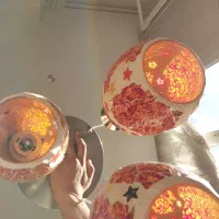 لوستر|لوستر و چراغ آویز|هشتگرد, شهرک بعثت|دیوار