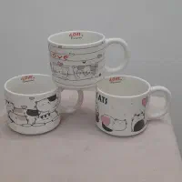 ماگ سرامیکی و درب اینه ای|ظروف سرو و پذیرایی|رامسر, |دیوار