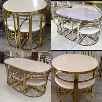 غذا خوری فلزی آبکاری فورتیک مربع بیضی گرد مستطیل