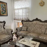 ست کامل مبل و ناهارخوری و ویترین