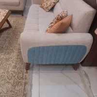 مبلمان ۷ نفره ابی  سفید