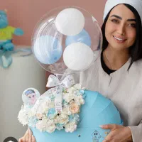 گل نوزاد گل نوزادی کالسکه باکس گل زایمان تولد