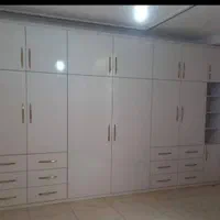 ساخت کمد دیواری سفارشی با چوب درجه یک|جاکفشی، کمد، دراور|پاکدشت, پارچین|دیوار