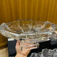 ۲ تا سرویس کریستال خارجی پارچ لیوان جا شمعی ورق ب