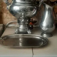 سماور گازی همراه پارچ و سینی|سماور، چایساز، قهوهساز|قرچک, شهرک طلائیه|دیوار