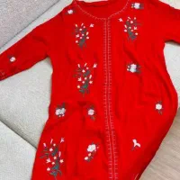 پیراهن وارداتی تمام گلدوزی مناسب شب یلدا و مهمانی|لباس|الیگودرز, |دیوار