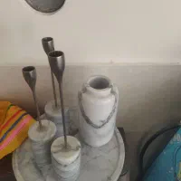 یک دست سرویس جا شمعی|صنایع دستی و سایر لوازم تزئینی|شیراز, ریاستی|دیوار