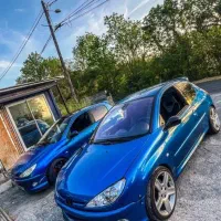 پژو ۲۰۶ آبی مدل ۸۴/ مشاور و خریدار ماشین تصادفی