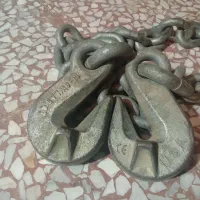 دو عدد زنجیر  ویک عدد جک ده تن