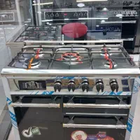 اجاق گاز رویه استیل آکبند طرح فر