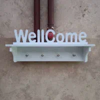 طاقچه تکی نظم دهنده لوازم نظافت شلف انگلیسی آویز