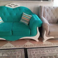 فروش مبل ۸نفره و میز نهار خوری ۶ نفره
