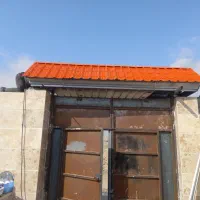 اجرای شیروانی آردواز سردرب خرپا سوله