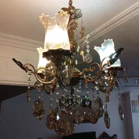 فروش لوستر برنز سه شاخه