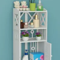 شلف استند ایستاده حمام توالت کابینتی جاکتابی بزرگ|لوازم حمام|مشهد, مقدم|دیوار