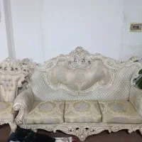 مبل سلطنتی 9نفره|مبلمان خانگی و میز عسلی|شاهین دژ, |دیوار