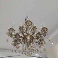 لوستر برنجی ۱۲ شاخه