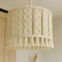 لوستر خاص مکرومه|لوستر و چراغ آویز|تهران, هفده شهریور|دیوار