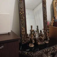 آینه و شمعدان|بوفه، ویترین، کنسول|اصفهان, فرهنگیان|دیوار