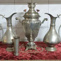 سماور ورشو  و دوعدد پارچ قدیمی|سماور، چای‌ساز، قهوه‌ساز|اصفهان, سروستان|دیوار