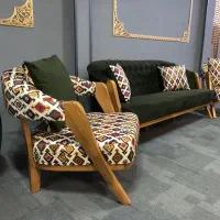 مبل راحتی مبلمان مینیمال ، مدل چوبی سرتینا