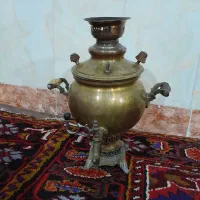 سماور زغالی قدیمی ۶ لیتری کاملا سالم