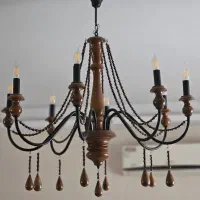 لوستر چوبی