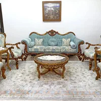 مبلمان ۹نفره‌ ناهارخوری۸نفره آیینه کنسول وبوفه|مبلمان خانگی و میز عسلی|شهریار, رضی آباد بالا|دیوار