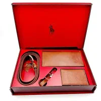 ست هدیه کیف و کمربند مردانه چرم طبیعی طرح POLO|کیف، کفش، کمربند|تهران, نیروی هوایی (پیروزی)|دیوار