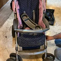 کالسکه کریر سورمه ای صورتی ایتالیایی Baby Luxe|کالسکه و لوازم جانبی|تهران, شیخ هادی|دیوار