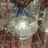 انگاره و قندان نقره 84 .بسیار قدیمی