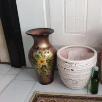گلدان سفال سرامیک پلاستیک  استند ریسه روتختی سبد