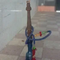 قلیان پایه چوب